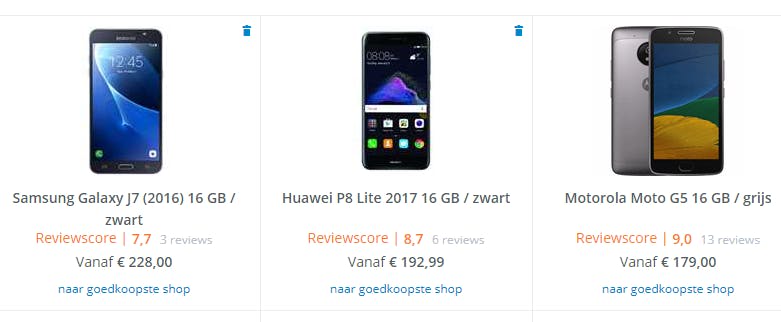 De 5 populairste budget-smartphones van dit moment