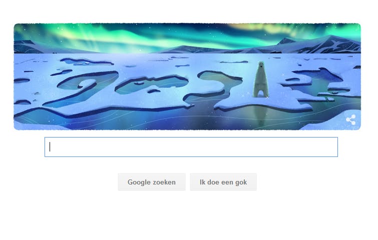 Dag van de aarde door Google gevierd