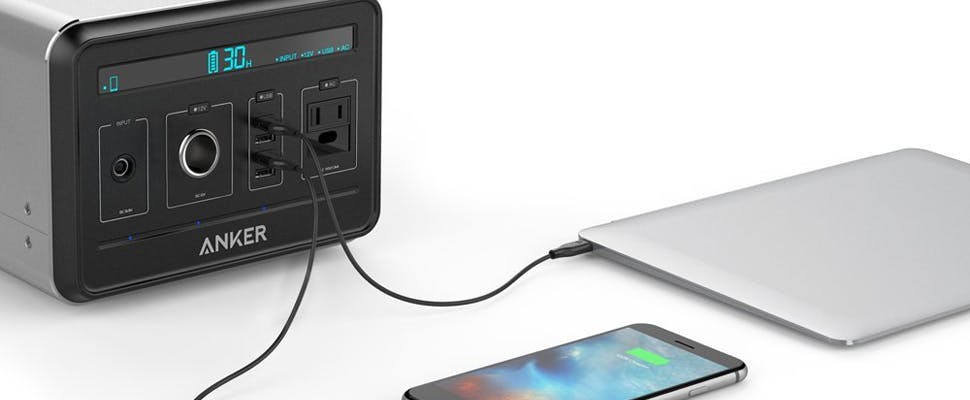 Enorme powerbank laadt smartphone 40 dagen op