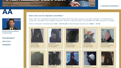 Politie Amsterdam zet internet in om boeven te vangen
