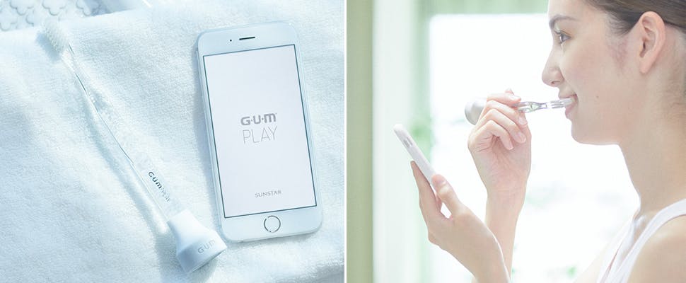 Slimme tandenborstel 'GUM Play' leest het nieuws voor