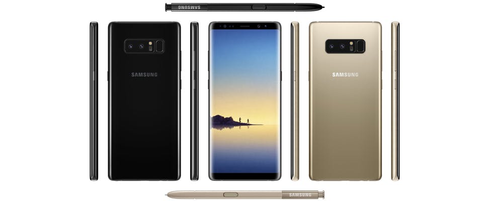 Duidelijke beelden Galaxy Note 8 duiken op