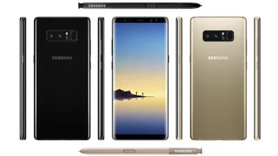 Duidelijke beelden Galaxy Note 8 duiken op