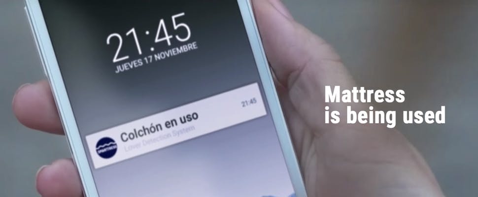 Slim matras Smarttress weet of je vreemd gaat