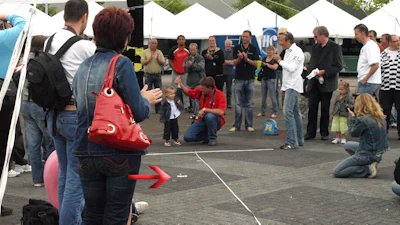 NK Camerawerpen: ruim 60 meter