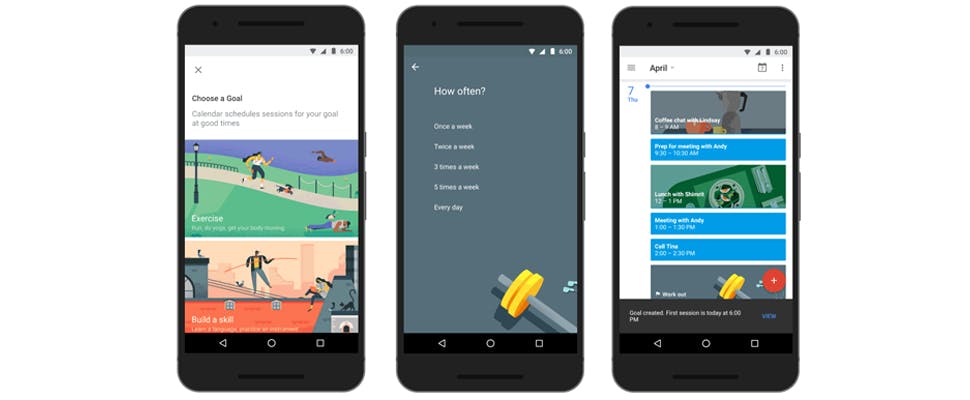 Google Agenda gaat fitness-sessies automatisch inplannen