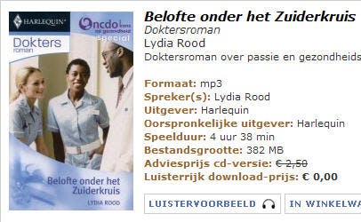 Gratis download luisterboek Lydia Rood