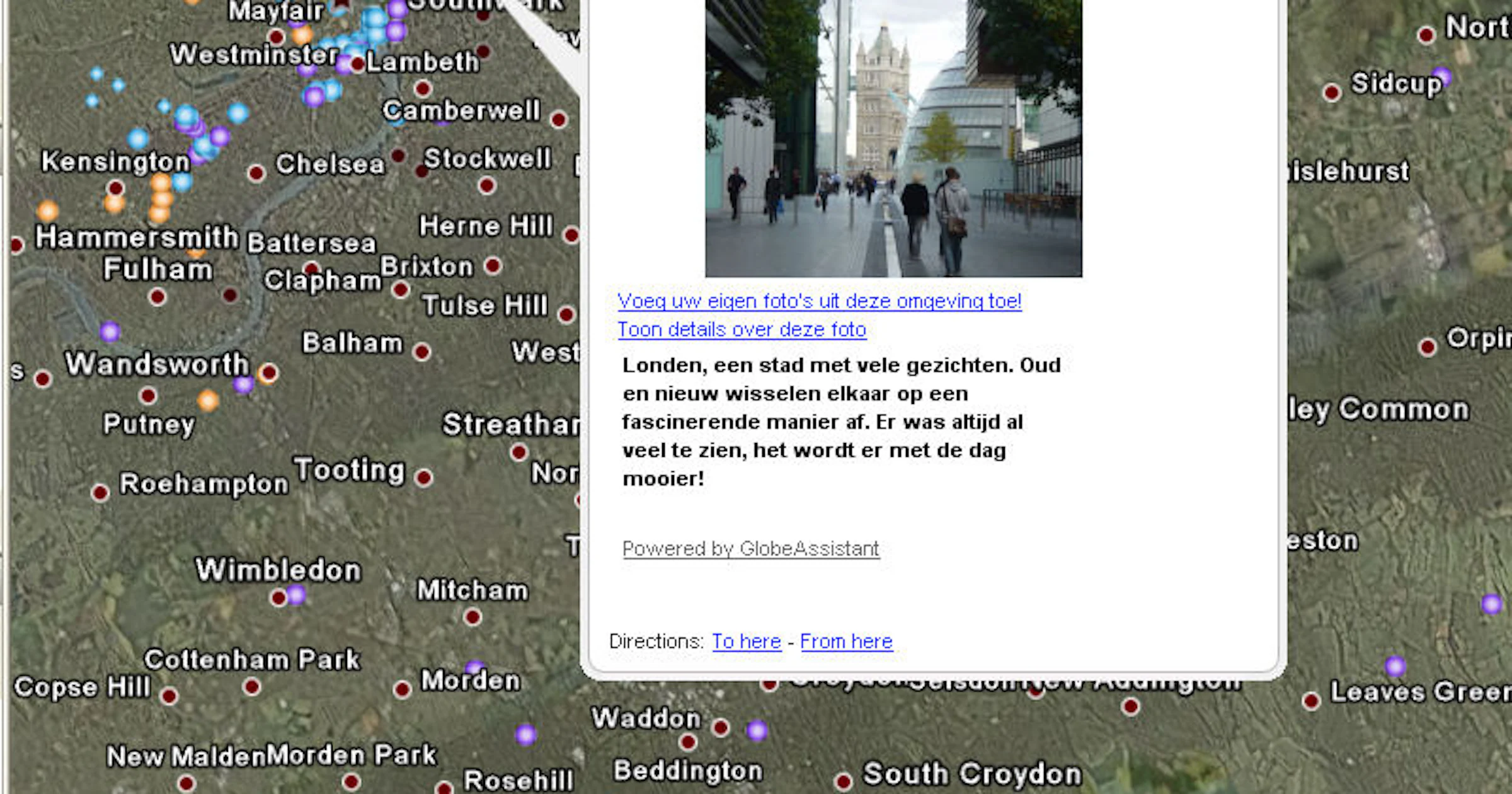 KLM zet reisfoto's en recensies op Google Earth
