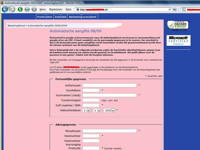 Nieuwe worm doet zich voor als de Belastingdienst