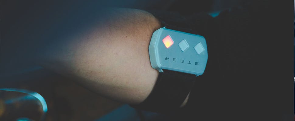 Schok voor slaperige chauffeur met Steer-wearable