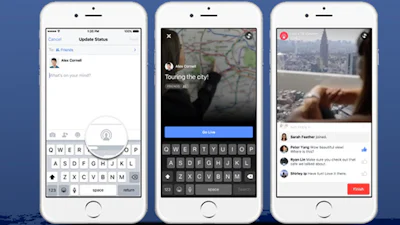 Facebook geeft livestreams prominente plaats in app