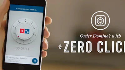 Zero Click-app maakt pizza's bestellen wel érg simpel