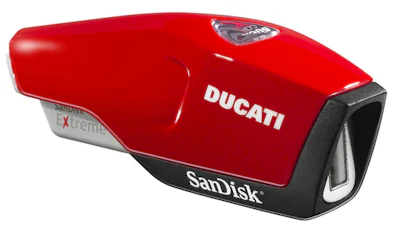 Racen met een usb-stick