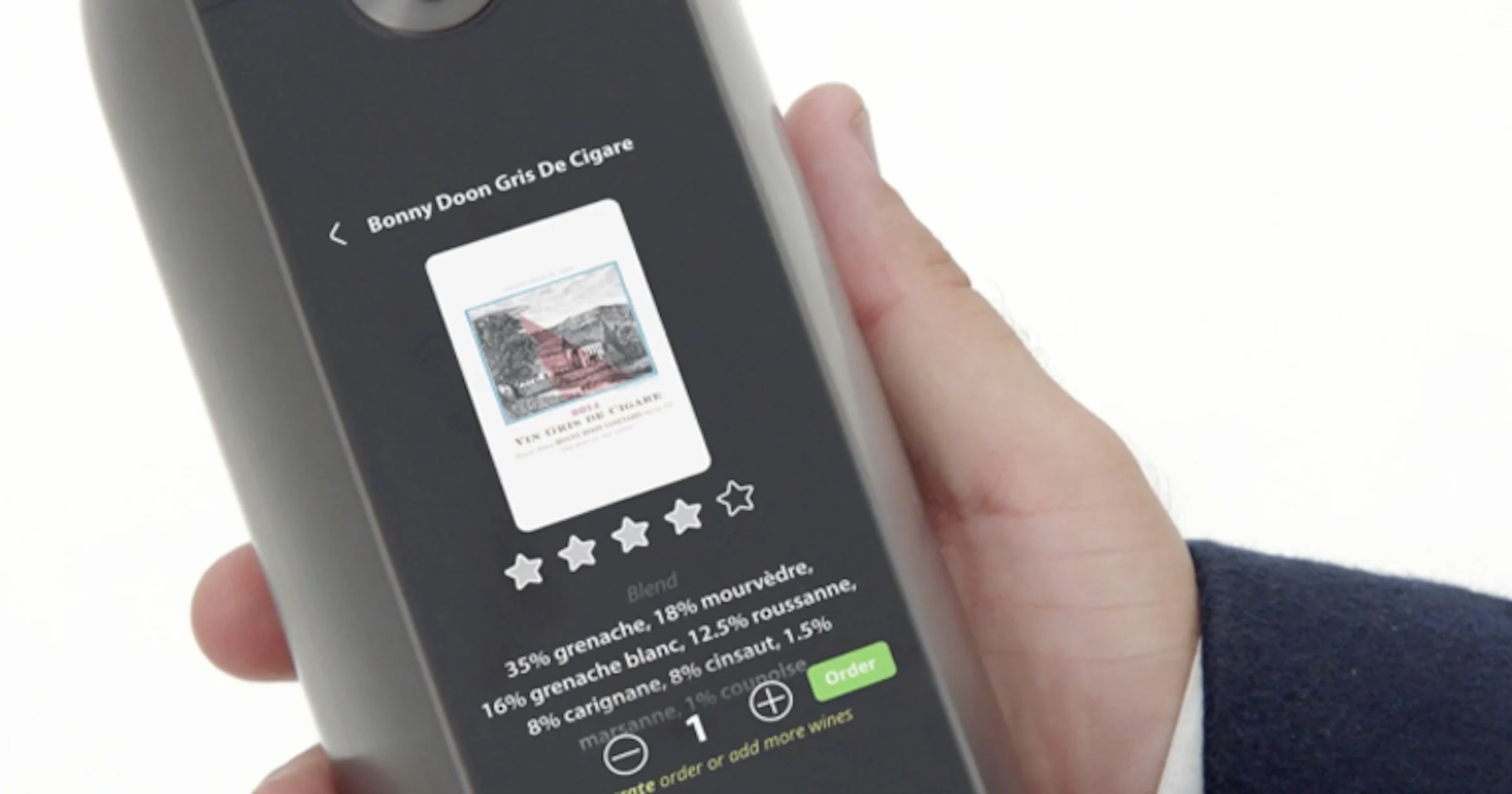 Kuvée Bottle: Slimme wijnfles met touchscreen en wifi