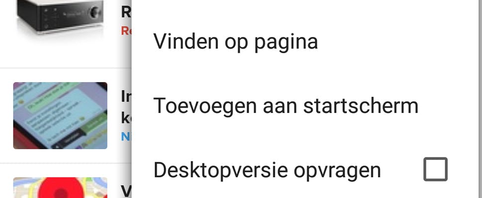 Android-tip: Snelkoppelingen naar favoriete sites op homescherm