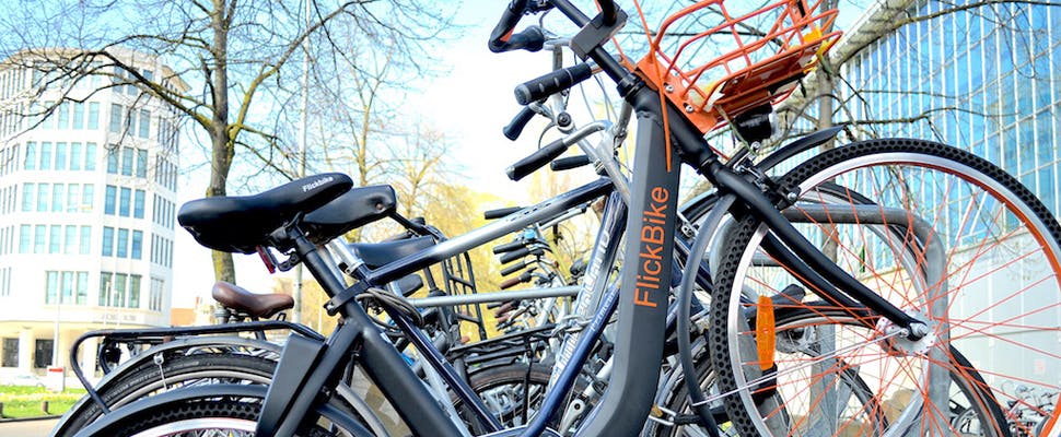 'Deelfietsen' in Amsterdam met app te ontgrendelen