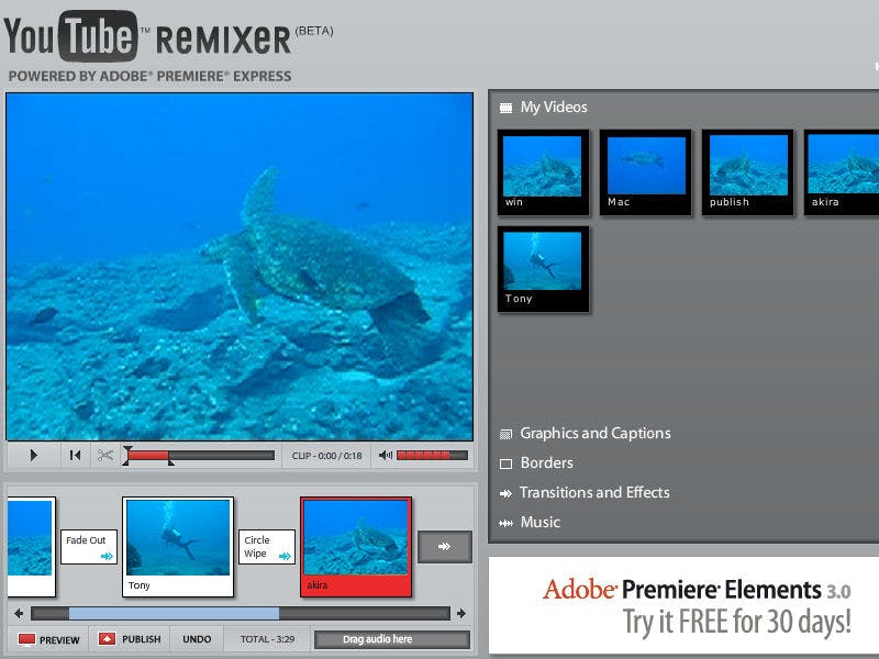 Gratis online video bewerken met Adobe