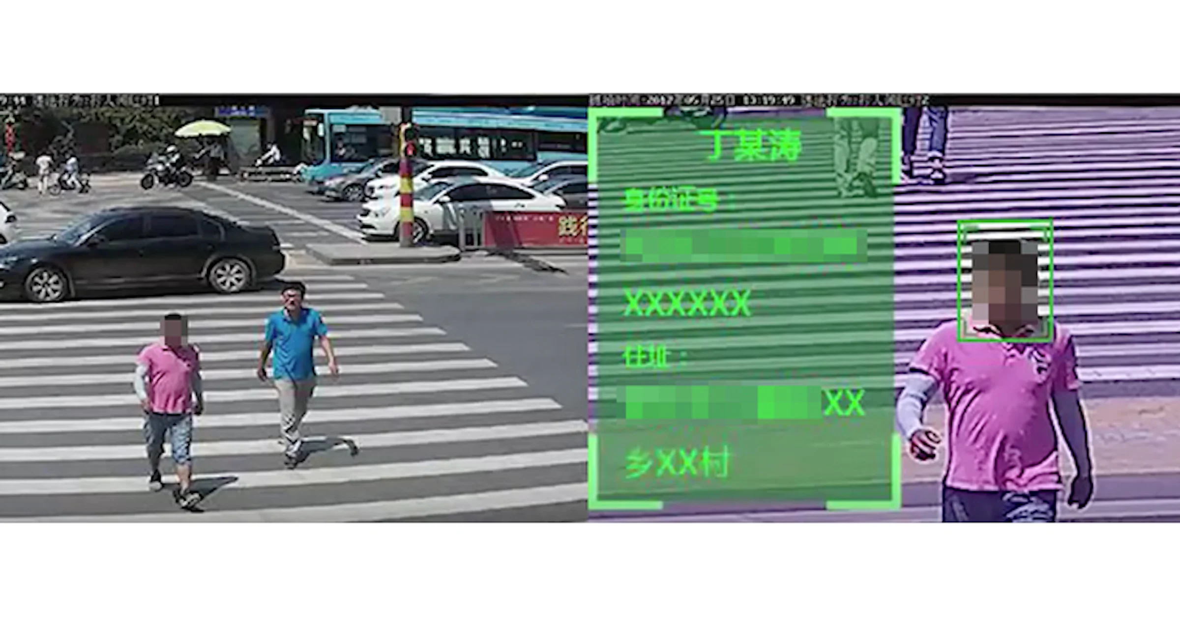 Verkeersboete door gezichtsherkenning in China