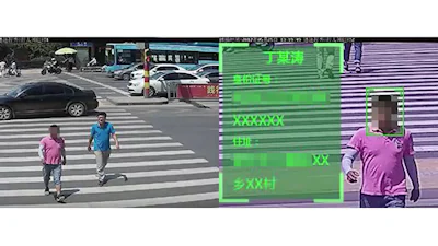 Verkeersboete door gezichtsherkenning in China