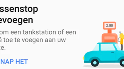 Tussenstops toevoegen in Google Maps