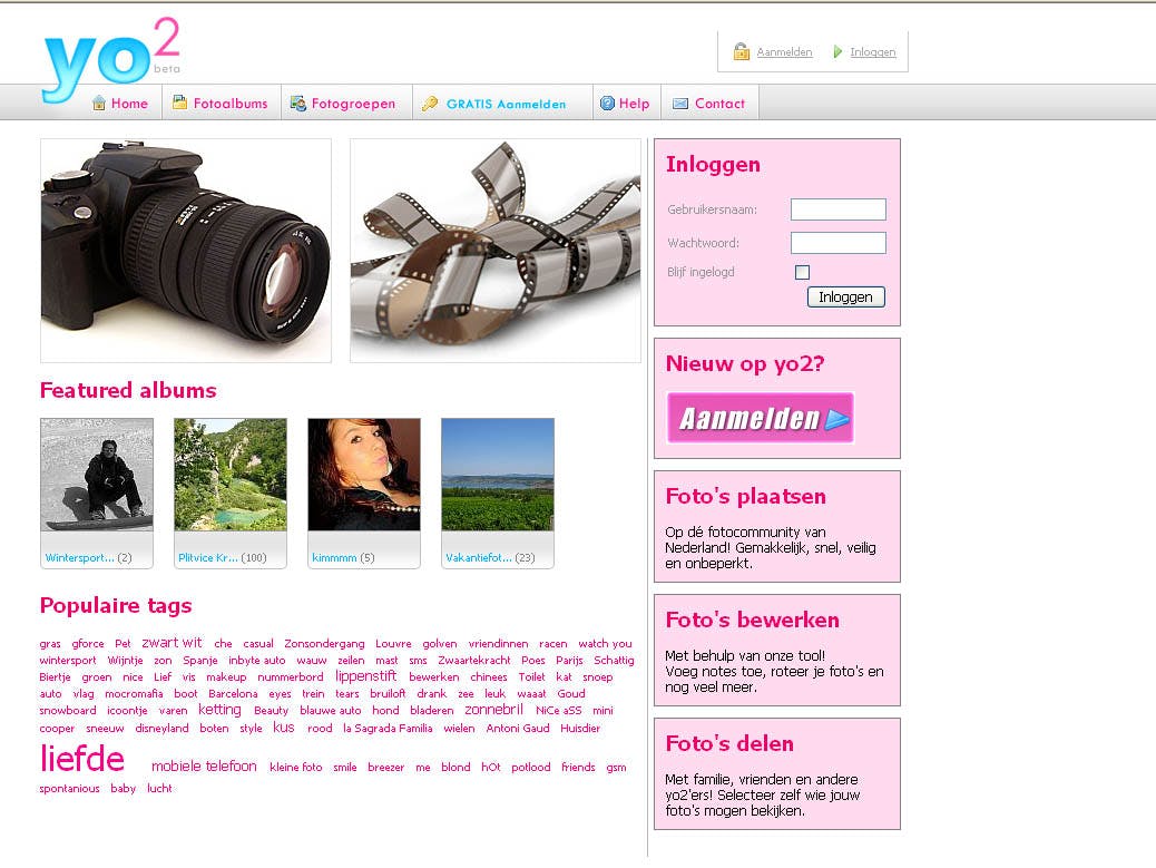 Yo2 nieuwe Nederlandse fotosite