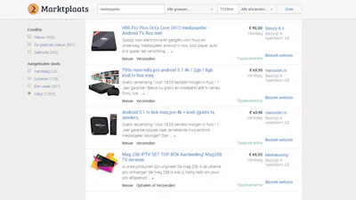 Brein stopt mediaspeler-verkopers op Marktplaats