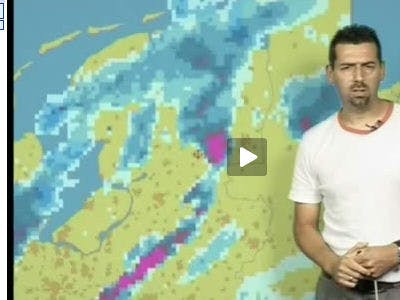 Hoogeveense mega-onweersbui op internet
