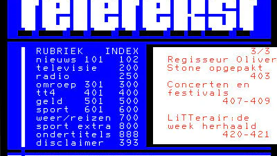 Internet populairder dan teletekst