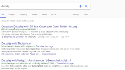 Consumentenbond: Pas op met kwaaltjes googlen