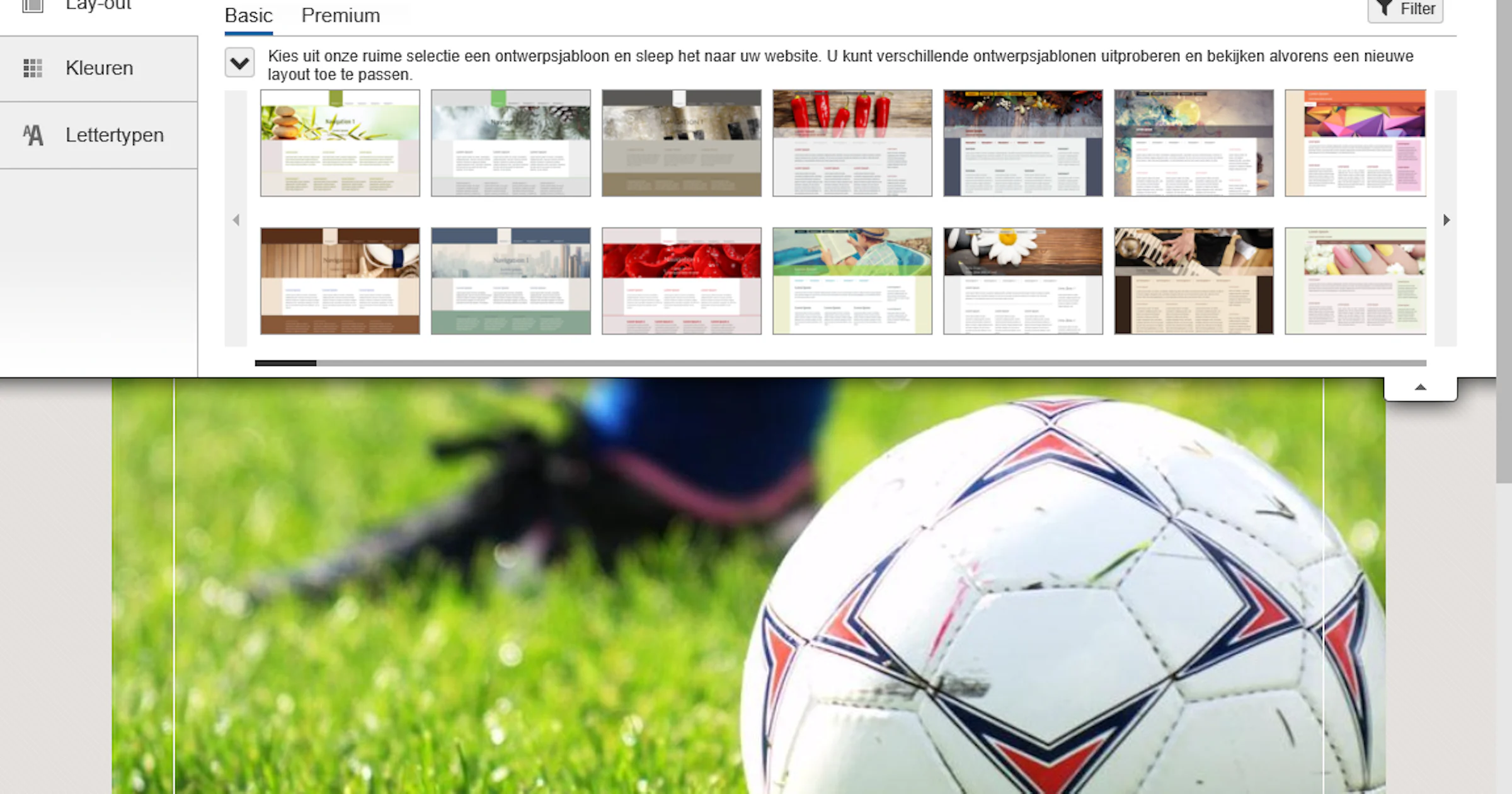 Sitebuilder van Strato