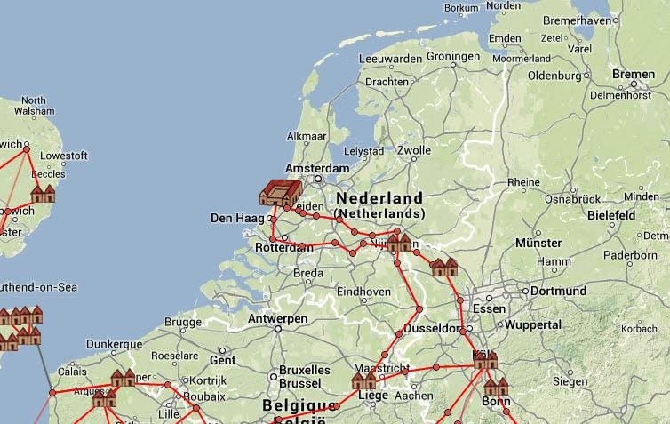 Er leiden meerdere interactieve wegen naar Rome