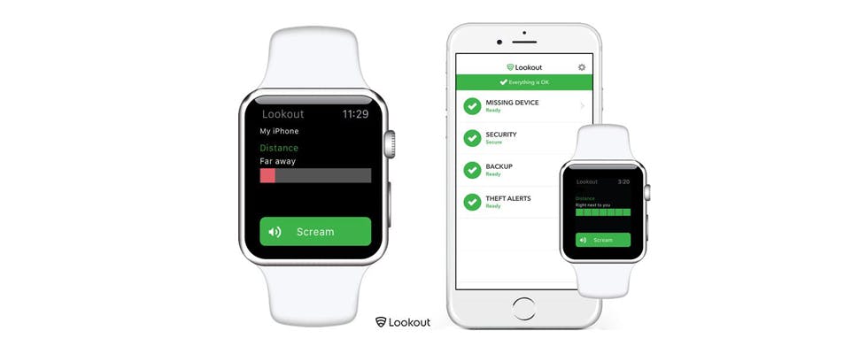 Snel je iPhone terugvinden met Lookout voor Apple Watch