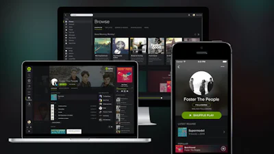 Spotify krijgt nieuw, donker uiterlijk