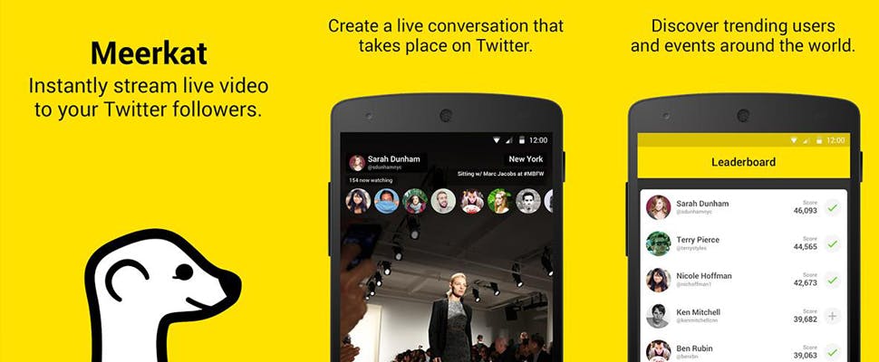 Einde in zicht voor livestream-app Meerkat