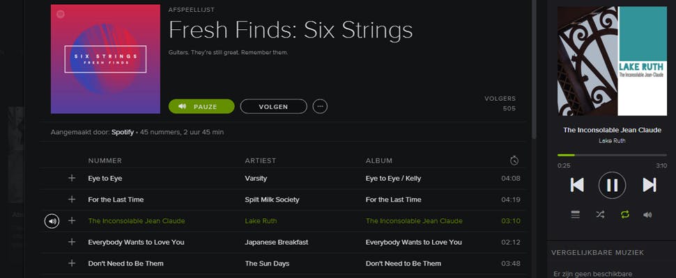 Spotify helpt je opkomende artiesten ontdekken met Fresh Finds