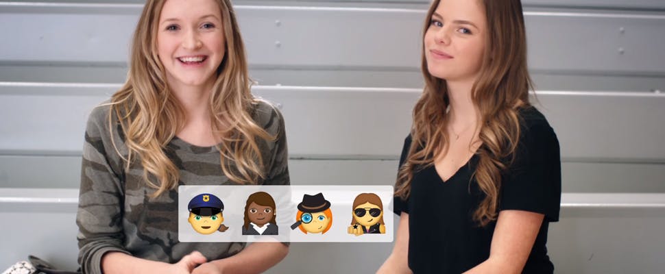 'Te weinig emoji voor meisjes'