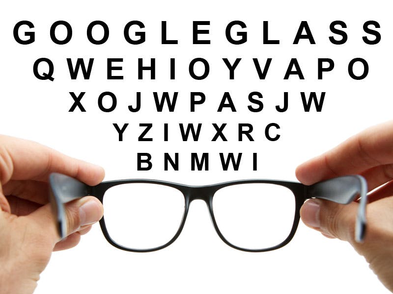 Google Glasses ook in bestaande bril en als contactlens