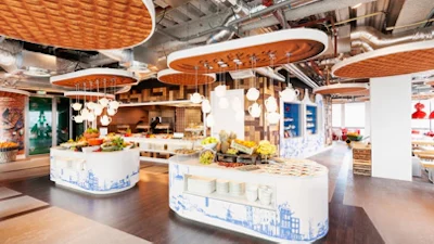 Een Febo in het Amsterdamse Google-kantoor