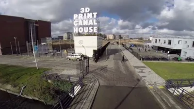 In Amsterdam wordt 3D-grachtenpand geprint