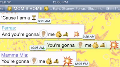 Clip Katy Perry gemaakt met Whatsapp