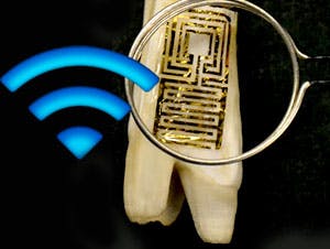 Tand met wifi meet gezondheid