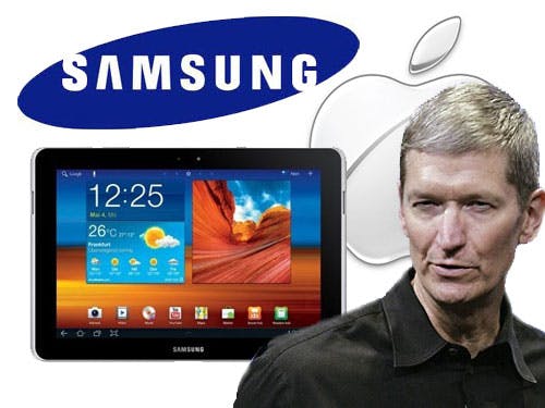 Apple wil ook verkoopverbod Samsung Galaxy tab 10.1N