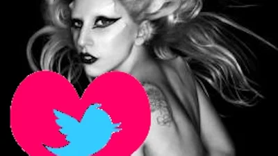 Lady Gaga 10 miljoen followers op Twitter
