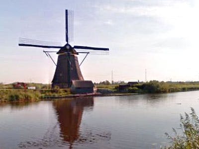Google World Wonders toont Beemsterpolder en Kinderdijk