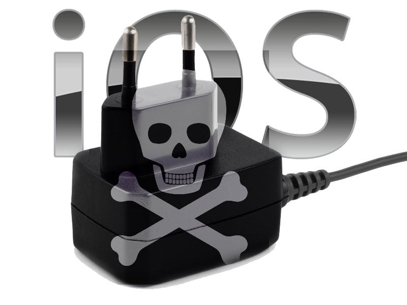 Apple iOS 7 voorkomt malware via oplader