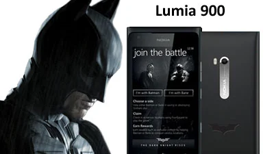 Nokia Lumia 900 Dark Knight Rises kost 600 Britse pond