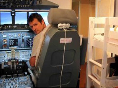 Boeing 737-cockpit in de kinderkamer