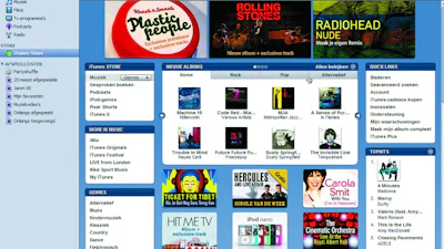 Voorzichtige groei betaalde muziekdownloads