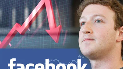 Facebook-aandeel daalt