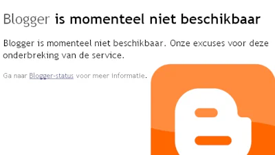 Blogger blogs op alleen-lezen, Blogger zelf niet beschikbaar